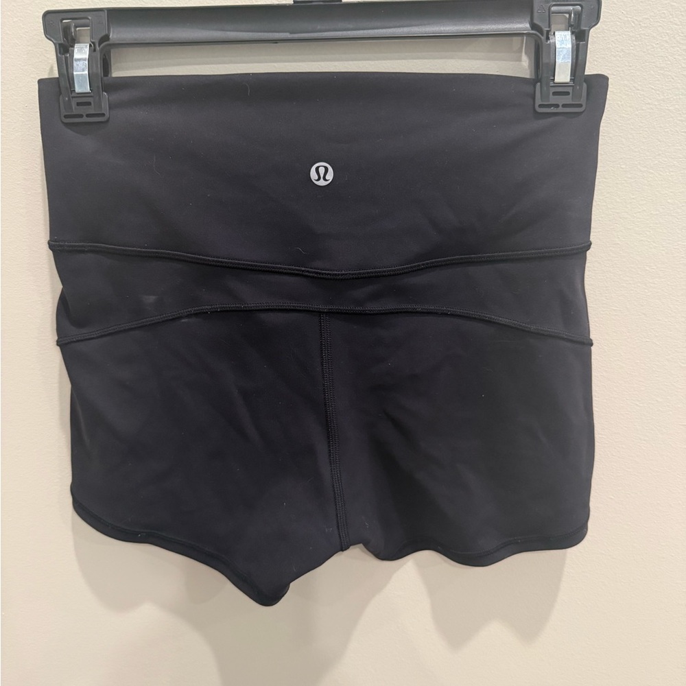 lululemon athletica Black High-Rise Bike Shorts